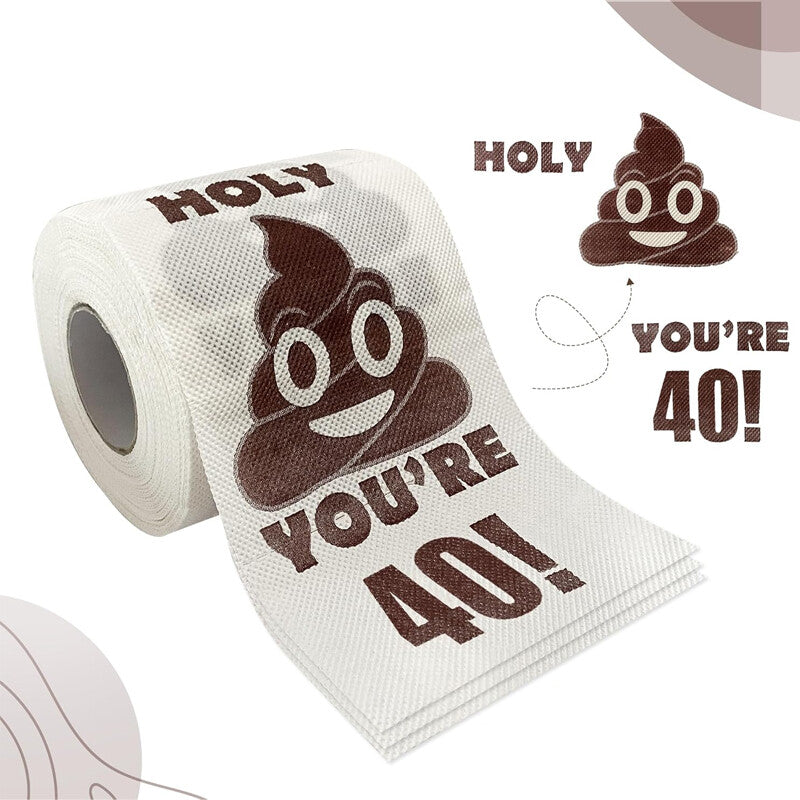 Prank Funny Toilet Paper Roll Birthday Decoration Birthday Gifts Women Men Gift
