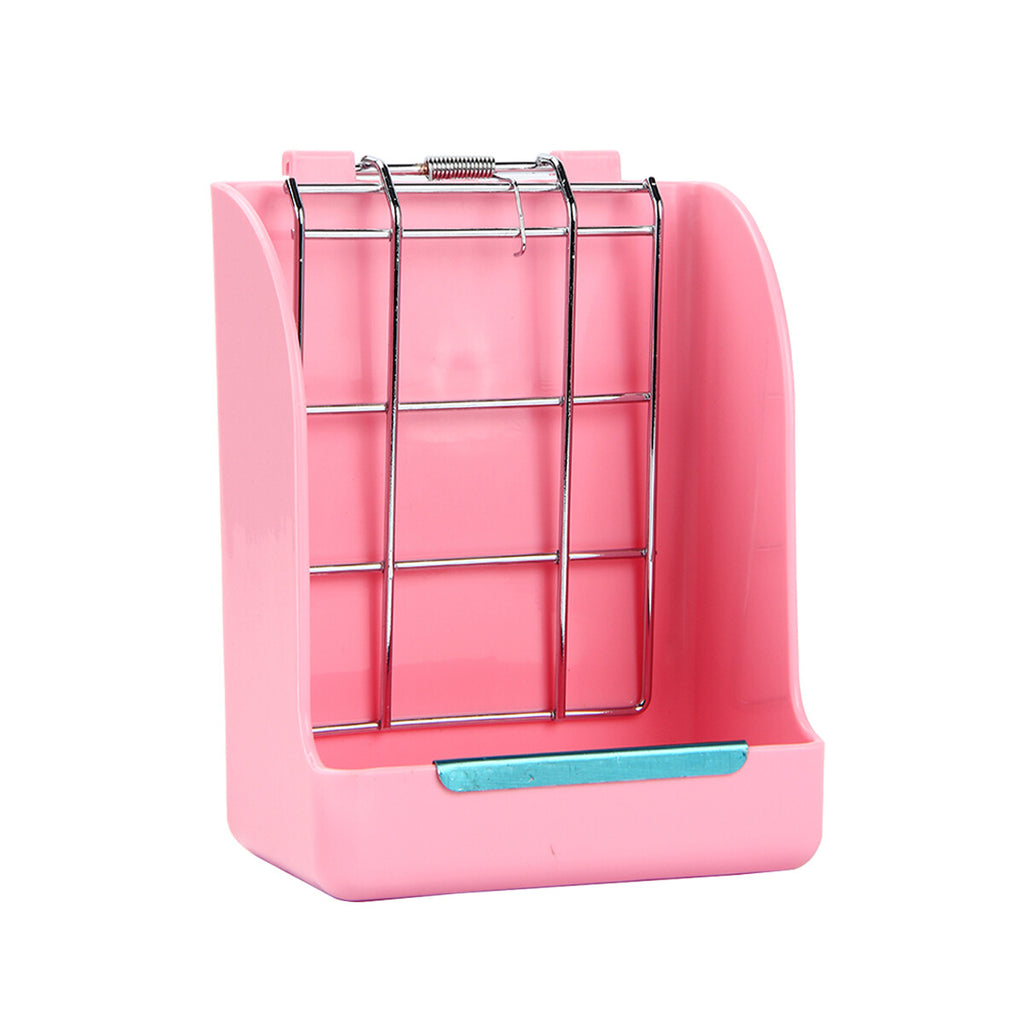 Rabbit Hay Feeder Corner Rack | Small Animal Hay Holder for Guinea Pig Hamster Cage