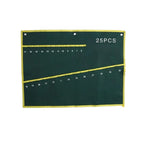 25 Pocket Roll Up Spanner Wrench Tool Organizer – Canvas Storage Pouch for Hand Tools