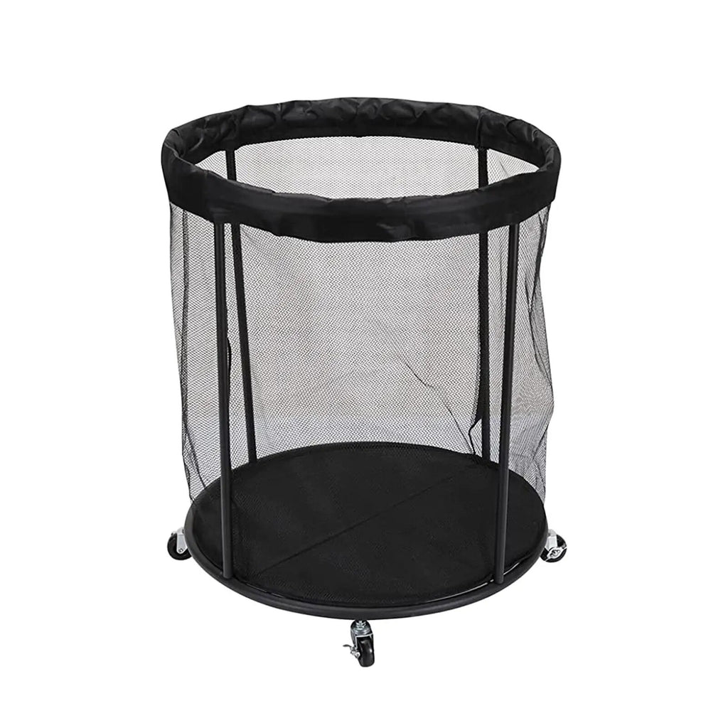 Garage Sports Ball Storage Cart | Rolling Mesh Organizer for Basketball, Soccer & Equipment