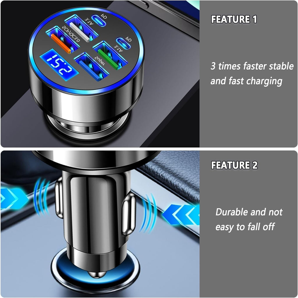 Car charger features