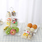 3 Pack 3 Tier Cake Stand – White Plastic Cupcake and Dessert Display for Weddings, Parties and Afternoon Tea