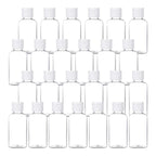 20 Pack 100ml Clear Travel Bottles for Shampoo Lotion and Toiletries
