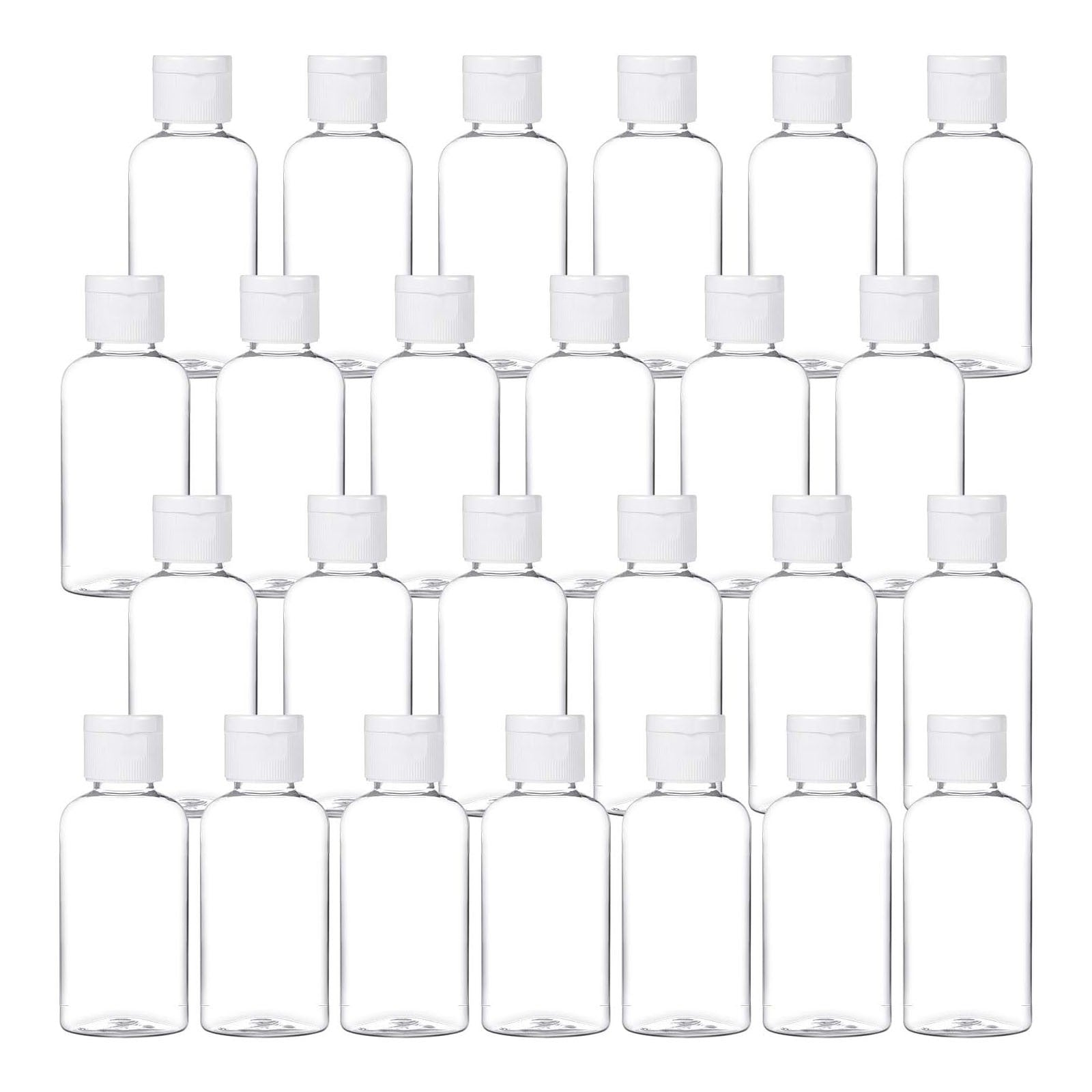 20 Pack 100ml Clear Travel Bottles for Shampoo Lotion and Toiletries