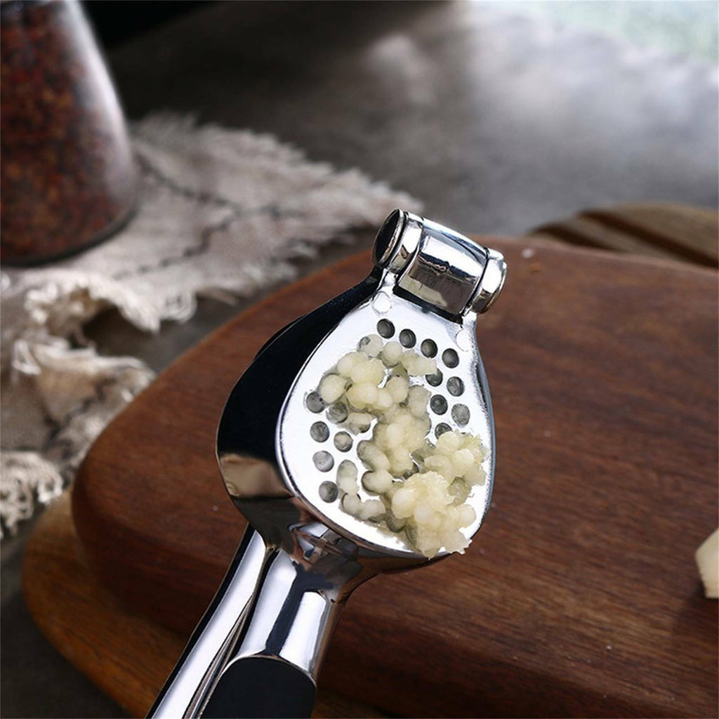 Garlic Press Crusher Stainless Steel Garlic Mincer Ginger Chopper Kitchen Tool
