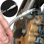 2PCS Brake Bleeder HoseHydraulic Brake Bleed Hose One Way Check Valve Tube AU