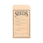 2 Sets Seed Storage Organizer with Kraft Paper Envelopes – Garden Seed Packet Binder and Storage Bags