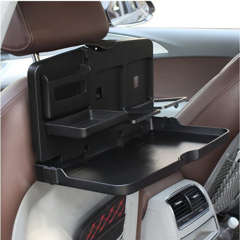Car Backseat Organizer with Foldable Tray | Multi-Function Storage Holder