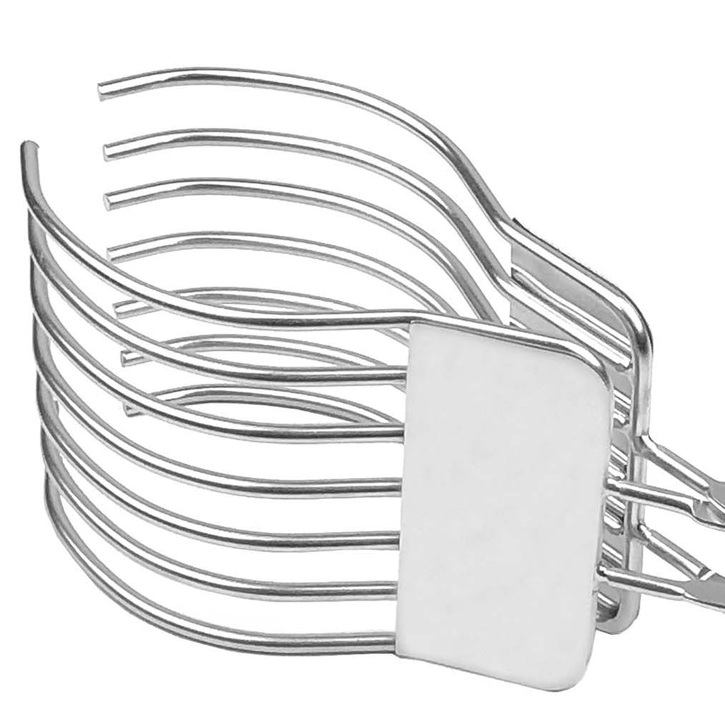 Stainless Steel Meat Slicing Tongs | Roast Beef Bread Onion Tomato Cutting Holder