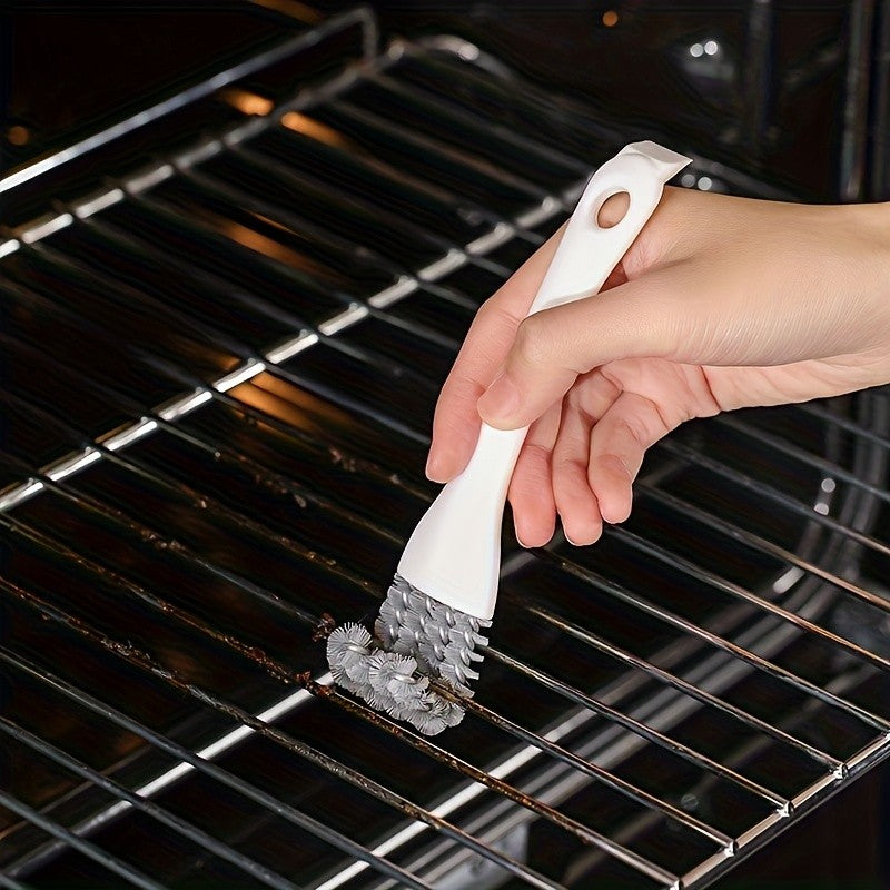 6PCS Kitchen and Barbecue Cleaning Brush Set - Grill Scrubber Scraper Tools for Outdoor and Oven Cleaning