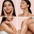 4Pcs 2 Styles Lymphatic Contour Face Brush, Brushing Face Brush,Drainage Massage