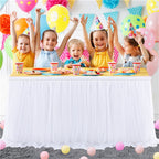 Tulle Tutu Table Skirt Wedding Birthday Baby Shower Party Table Decoration