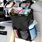 Car Waterproof Trash Bag Back Seat Organizer Leakproof Hanging Garbage Storage Bag
