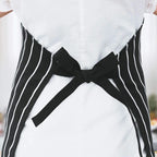 3PCS Striped Kitchen Apron with 2 Pockets – Unisex Chef Cooking BBQ Apron Washable