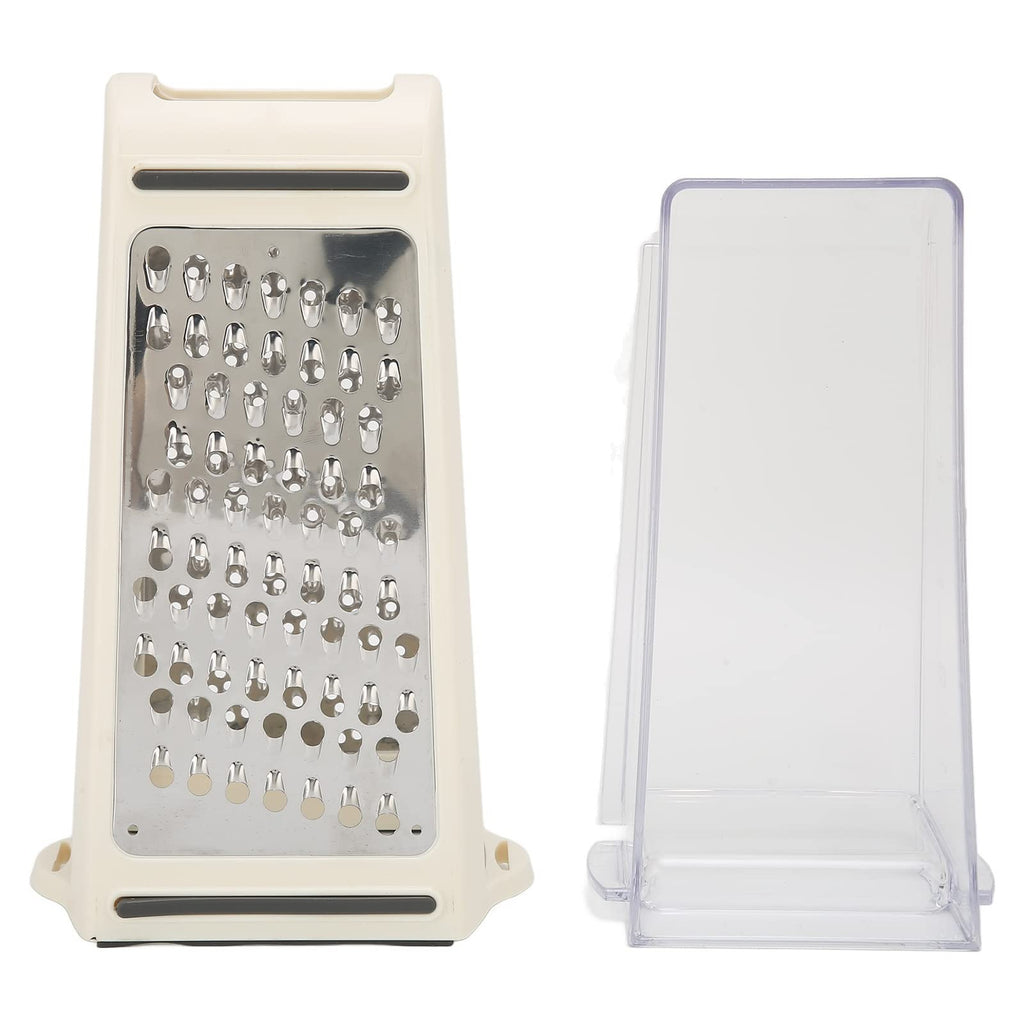 2PCS Vegetable Cheese Grater with Container – Double Sided Garlic Ginger Box Grater