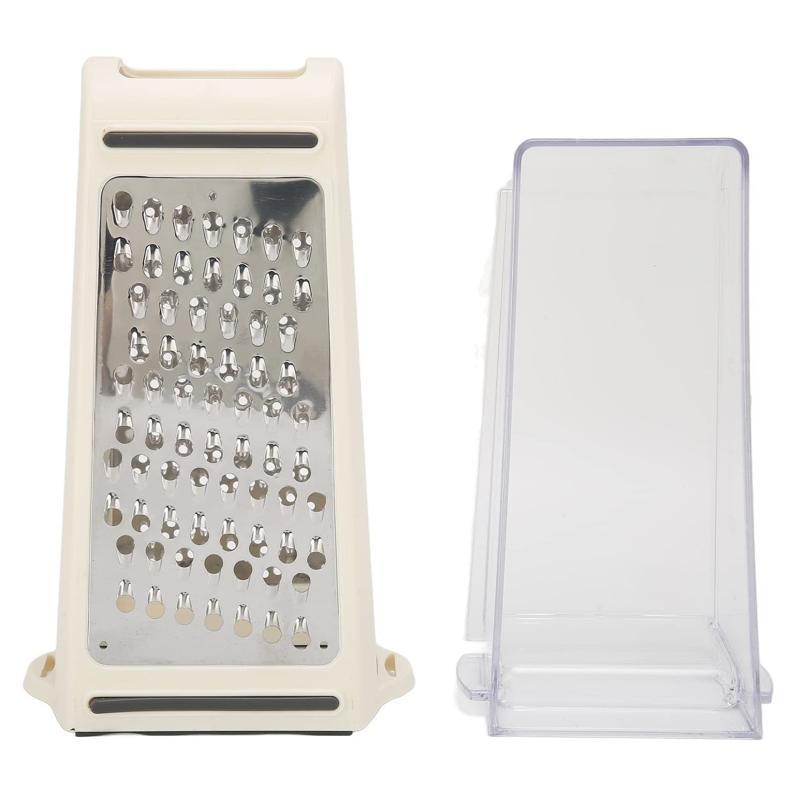 2PCS Vegetable Cheese Grater with Container – Double Sided Garlic Ginger Box Grater