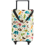 Foldable Shopping Trolley Cart with Wheels Aluminium Grocery Bag Retractable Handle