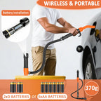 Portable Battery Operated Fuel Transfer Pump 2.4 GPM Electric Liquid Siphon