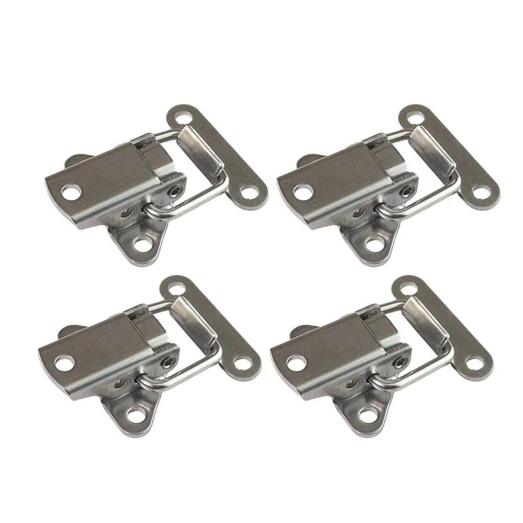 8 X Stainless Steel Clasp Case Clip Loop Suitcase Box Trunk Latch Lock Guitar AU