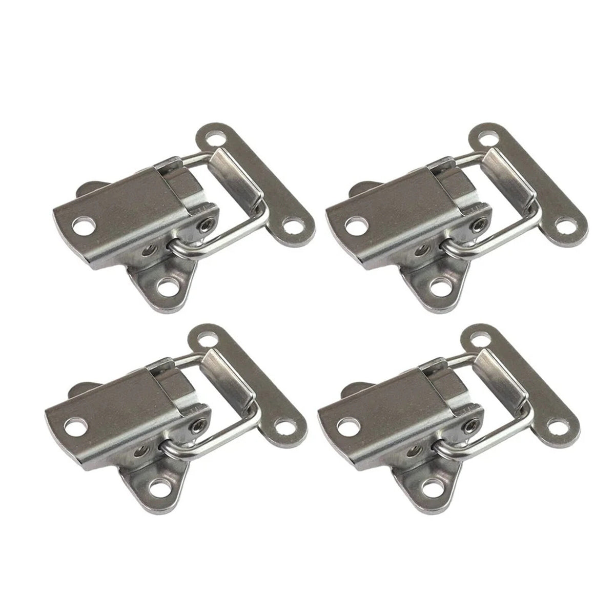 8 X Stainless Steel Clasp Case Clip Loop Suitcase Box Trunk Latch Lock Guitar AU