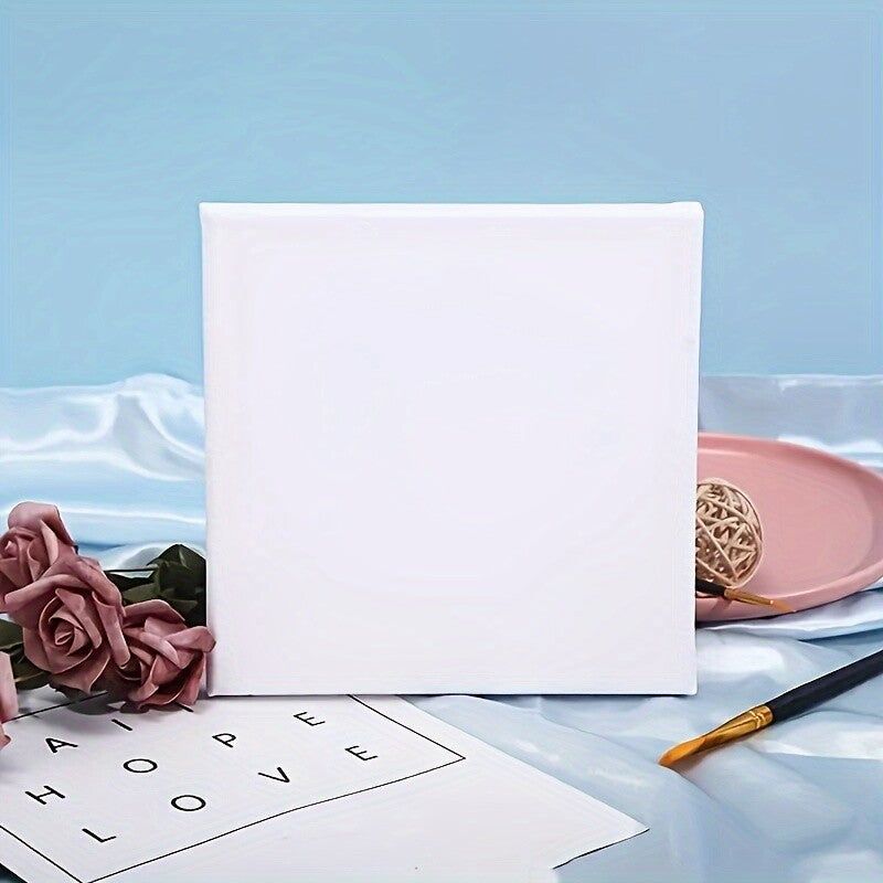 10 Set Mini Canvas Painting Kit – Small DIY Art Board with Brushes for Acrylic Painting