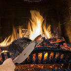 Fireplace Bellows Wooden Air Blower with Cast Nozzle - Hand Bellow Pump Fire Tool in S M L