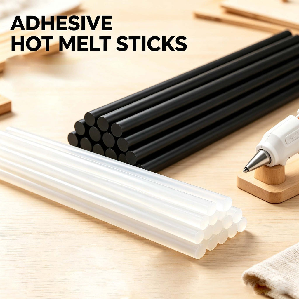 Hot Melt Glue Sticks Clear/Black Adhesive For Glue Gun Heating Craft 7mm 11mm