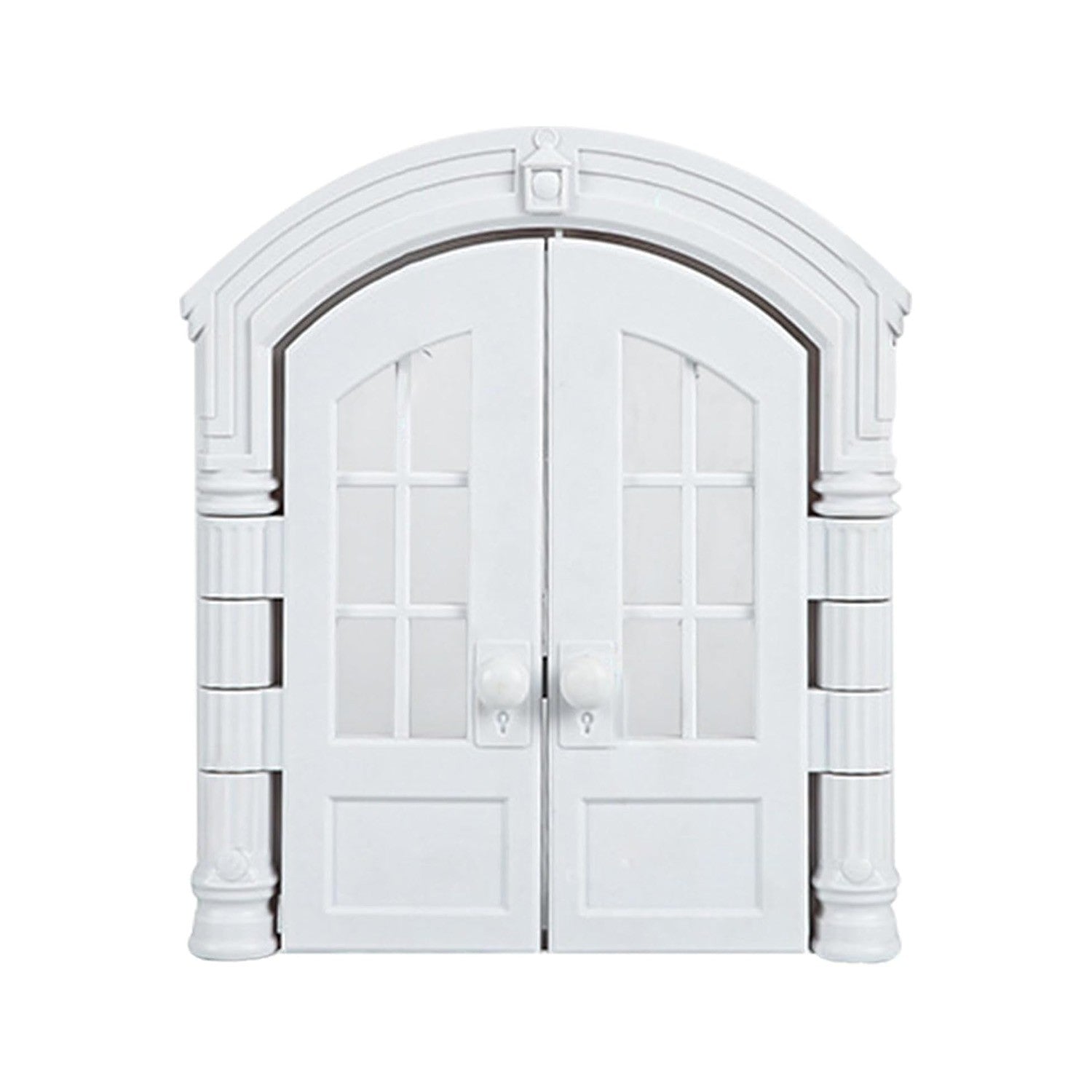 White French Style Cat Door for Interior Doors | Lockable No-Flap Pet Door