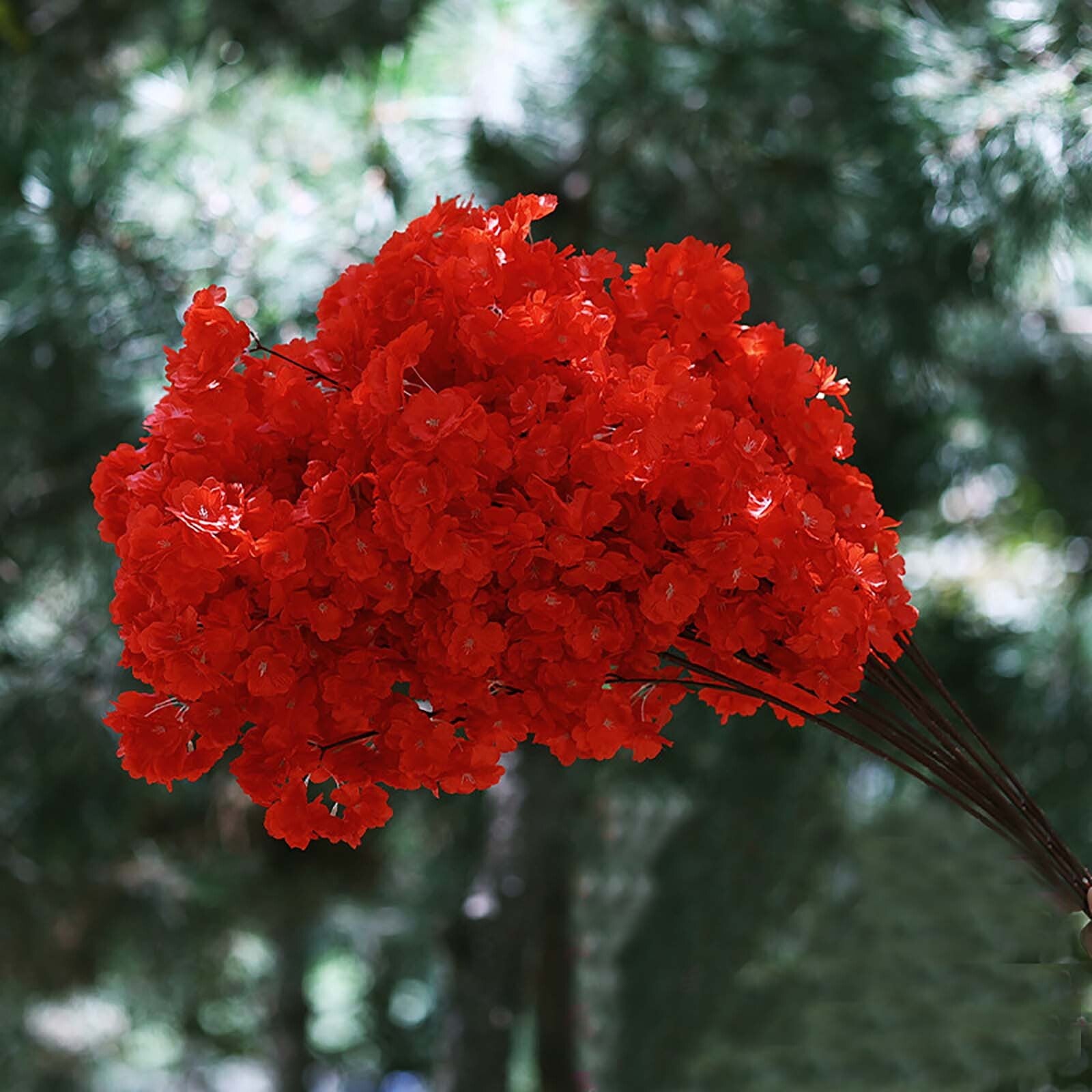 Artificial Cherry Blossom Flower Branch 95cm Silk Wedding Party Home Decoration