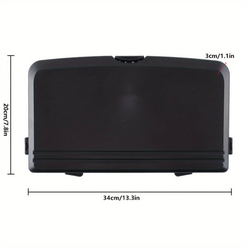 Car Backseat Organizer with Foldable Tray | Multi-Function Storage Holder