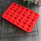 3 Pack Silicone Dog Bone and Paw Baking Molds – Puppy Treat, Chocolate, Ice and Cookie Mould Set