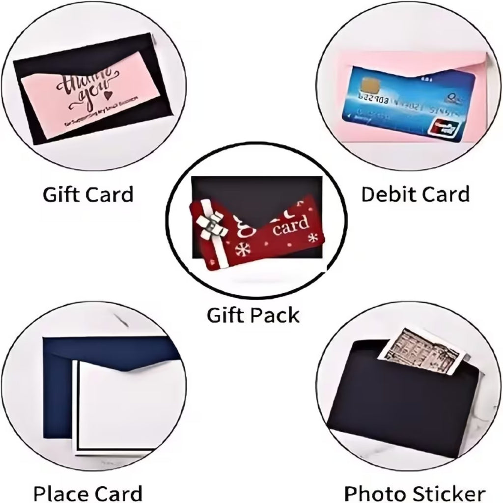 100 Pack Mini Gift Card Envelopes – Small Paper Envelopes for Wedding, Party and Birthday Gifts