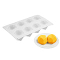 8 Cavity 3D Polygon Silicone Mold | Geometric Candle, Chocolate & Dessert Mould