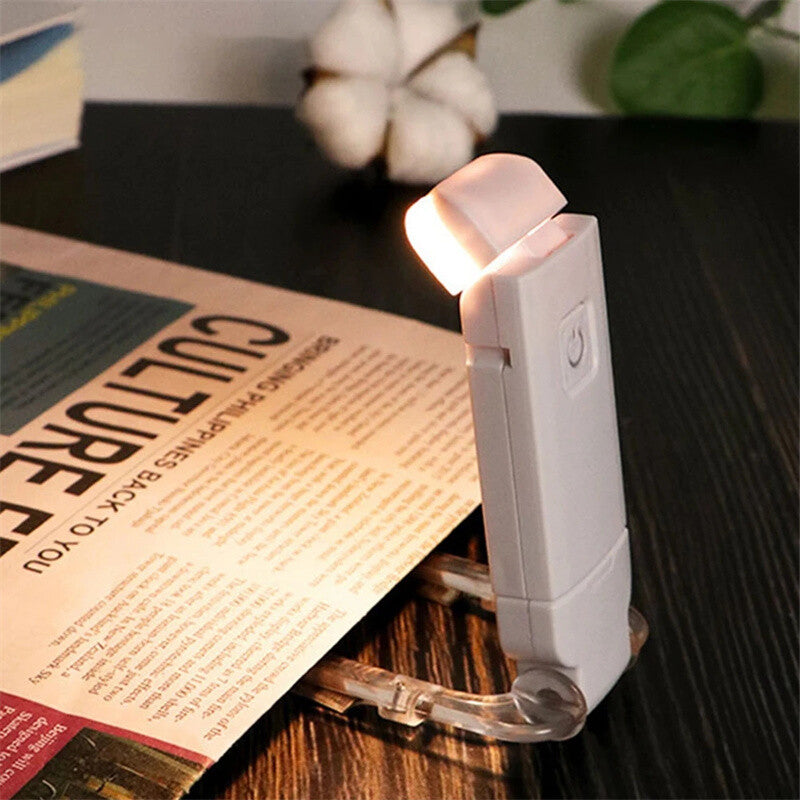 2 Pack USB Rechargeable Book Reading Light – Adjustable Warm White Clip On Bedside Reading Lamp