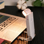 2 Pack USB Rechargeable Book Reading Light – Adjustable Warm White Clip On Bedside Reading Lamp