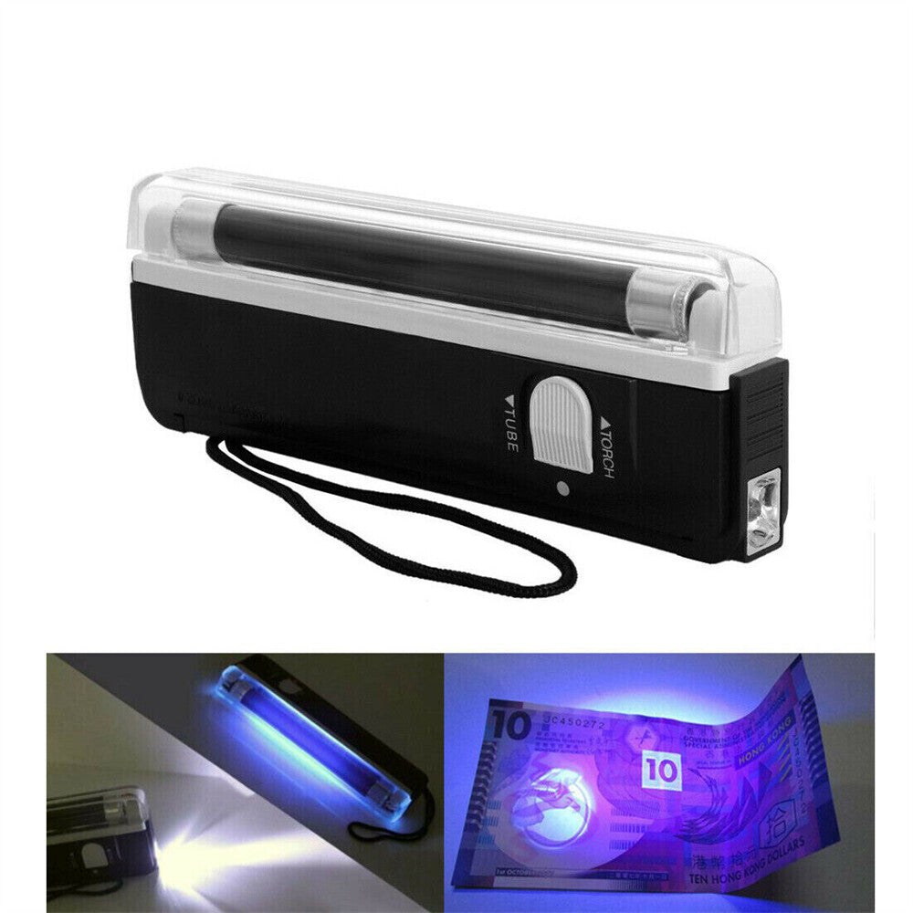 Portable UV Black Light Torch – LED Handheld Blacklight Money Detector