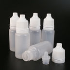 100 Pack 5ml Empty Plastic Dropper Bottles – Clear Squeezable Liquid Containers for Oils, Paints and DIY Use