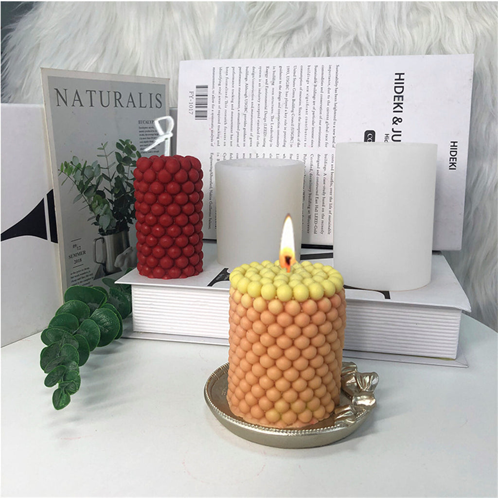 DIY Candle Silicone Mold - 3D Wax Soap Perfume Candle Making Mould in 2 Styles