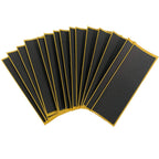 50PCS Fingerboard Foam Grip Tape Sheets – Black Professional Grip Tape for Mini Skateboards 38x110mm