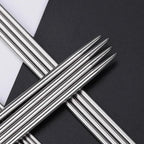 165PCS Stainless Steel Double Pointed Knitting Needles Set 20cm - Knitting Tools Kit