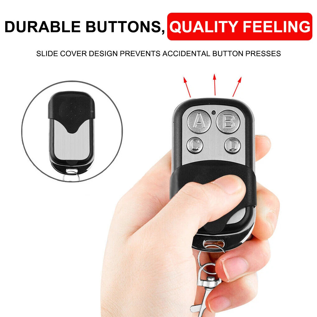 Universal Garage Door Remote Control 433MHz 315MHz Gate Roller Shutter Cloning Key Fob