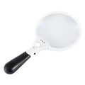 Extra Large Handheld Magnifying Glass 25X with 3 LED Lights Reading Magnifier