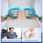 Massaging the lower back