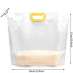 10pack Cereals Grain Moisture-proof Sealed Bag Transparent Grain Storage Bag AUS