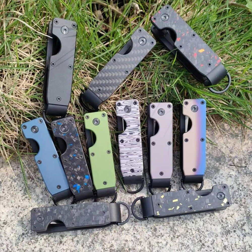 Metal Key Organizer Holder 2–6 Keys | Compact Aluminum Key Case Pocket Keychain