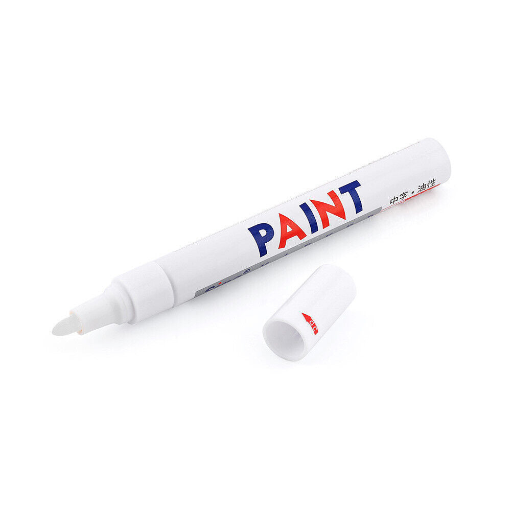 40pcs White Tyre Paint Marker Pens | Waterproof Tire Tread Marking Pens for Car & Motorcycle