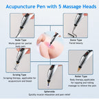 Electronic Acupuncture Massage Pen Pulse Therapy Pain Relief Acupoint Meridian Massager