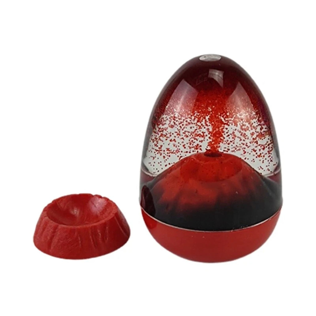 2PCS Volcano Liquid Hourglass Sensory Timer Calming Sandglass Desktop Decor