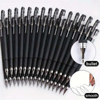 72pcs Black Ballpoint Pens 0.5mm Smooth Writing Office School Exam Pens
