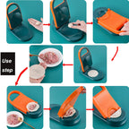 1PCS 2-in-1 Dumpling Maker Press Dumpling Skin Wrapper Mould Kitchen Tool